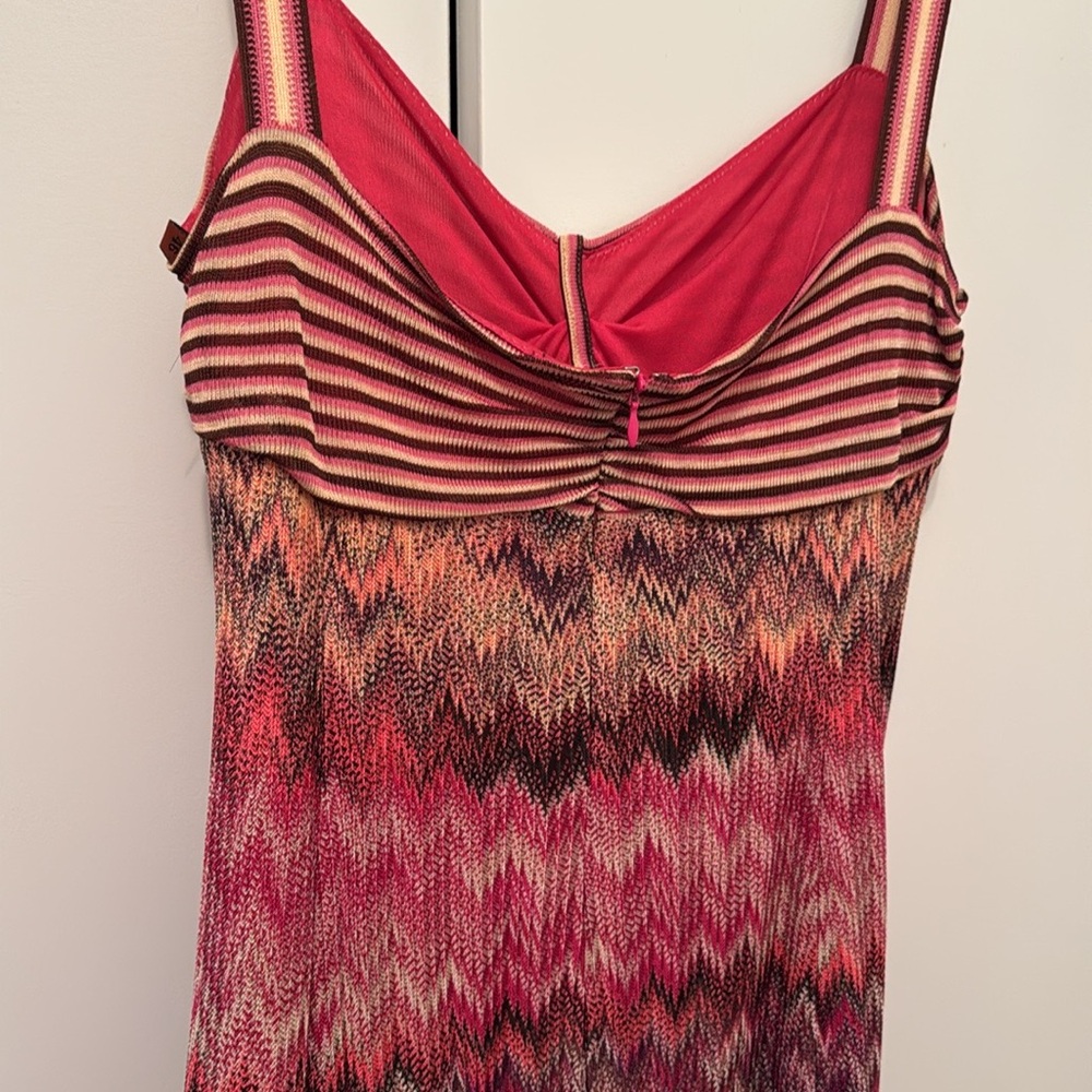 Missoni Zig Zag dress - pink, red, brown tones - Picture 5 of 7